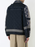 tile print jacket