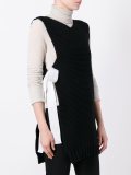 sleeveless knitted tunic