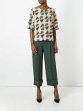 floral print T-shirt 