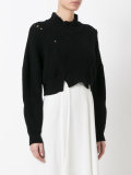 ribbed knitted sweater