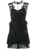 net insert mini dress