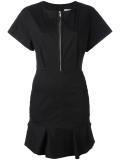 ruffled hem dress