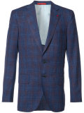 checked blazer