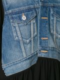 denim panel dress