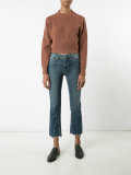 flared cropped jeans