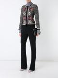 patterned tweed jacket 