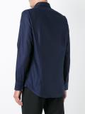 tonal micro print shirt