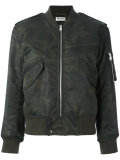 camouflage print army bomber jacket