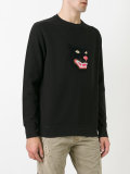 embroidered panther sweatshirt 