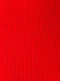 ribbed A-line knitted skirt