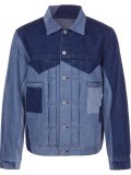 contrast panel denim jacket