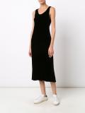 sleeveless mid dress