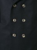 3D detail double breasted coat