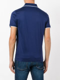 contrasting collar polo shirt