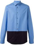 contrast hem shirt