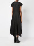 pointy shortsleeved dress