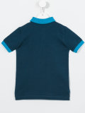 embroidered logo polo shirt