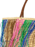 Maxi straw tote