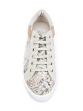snakeskin effect sneakers