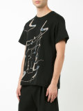 splattered T-shirt