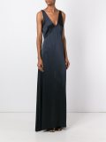 deep V-neck dress