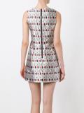 lipstick print dress