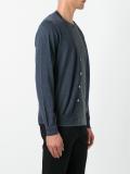 V-neck buttoned cardigan