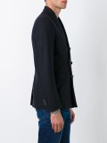 pinstripe double breasted blazer