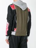 patchwork hoodie