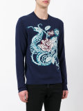 intarsia floral jumper 