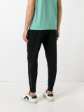 logo embroidered track pants