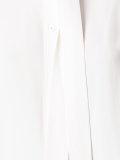 crepe tie blouse