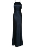 halter-neck long dress 