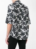 roses print shortsleeved shirt