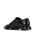 round flat heel brogues