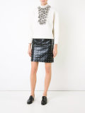 studded flowers jumper 