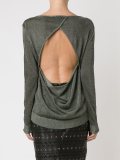 open back blouse