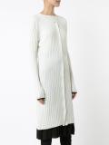 long ribbed cardigan