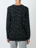 embroidered match sweatshirt