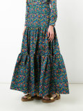 floral print maxi skirt