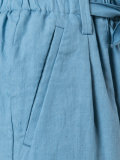 drawstring flared pants