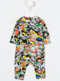 printed romper and pyjama set