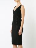lace up bustier dress