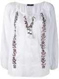 embroidered sequin blouse 
