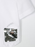 sequin embellished detail T-shirt 