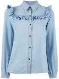 frill hem shirt