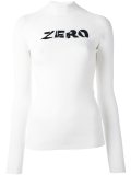 'zero'印花T恤