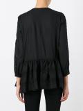 broderie anglaise trim blouse