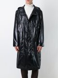logo print raincoat
