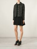 appliqué polka dot jacket
